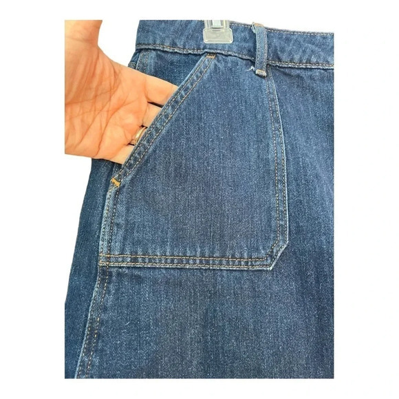 OLD NAVY CLASSIC DENIM JEAN SKIRT WITH POCKETS SIZE 10 - Picture 3 of 6